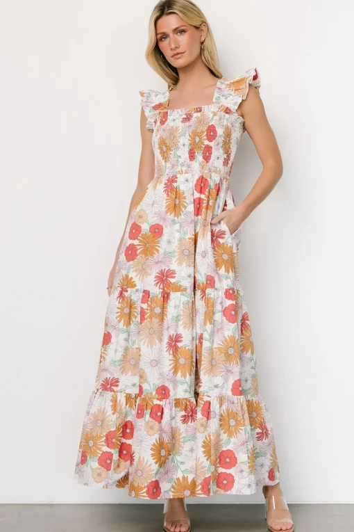 Adela Maxi Dress | Cream Multi Floral