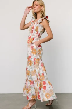 Adela Maxi Dress | Cream Multi Floral