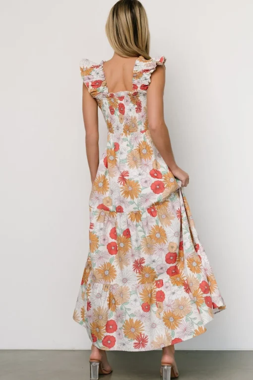 Adela Maxi Dress | Cream Multi Floral