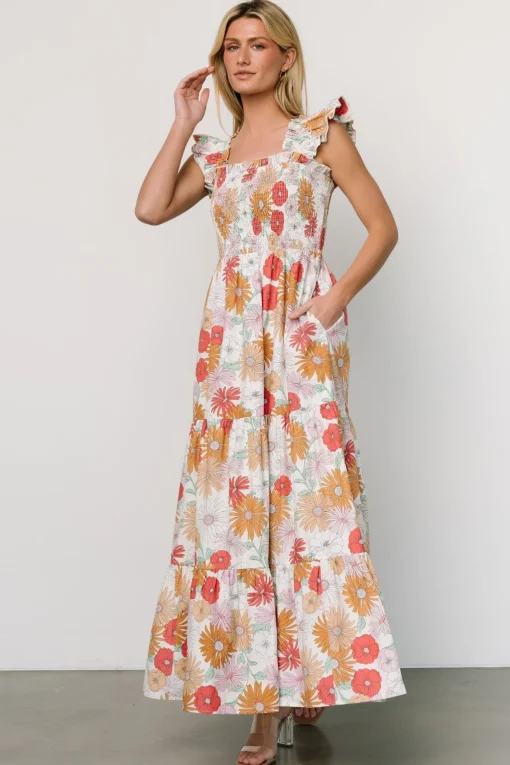 Adela Maxi Dress | Cream Multi Floral