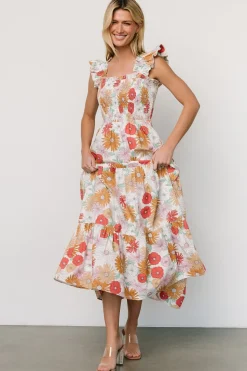 Adela Maxi Dress | Cream Multi Floral