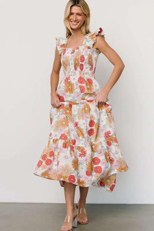 Adela Maxi Dress | Cream Multi Floral