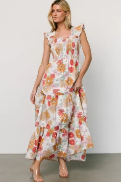 Adela Maxi Dress | Cream Multi Floral