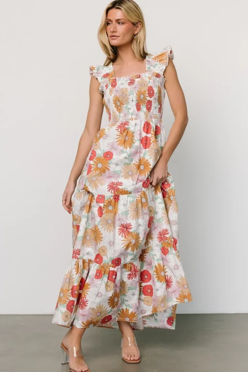Adela Maxi Dress | Cream Multi Floral