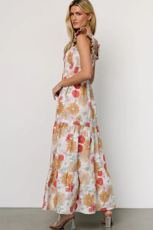 Adela Maxi Dress | Cream Multi Floral