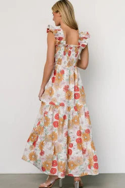 Adela Maxi Dress | Cream Multi Floral