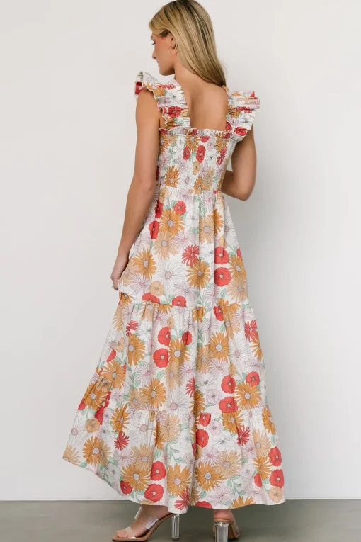 Adela Maxi Dress | Cream Multi Floral