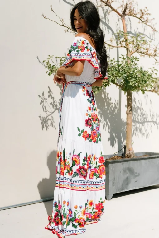 Alejandra Maxi Dress | Ivory Multi Floral