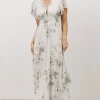 Alexandria Smocked Maxi Dress | Dusty Sage Floral