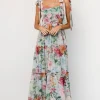 Anita Maxi Dress | Light Blue Multi Floral