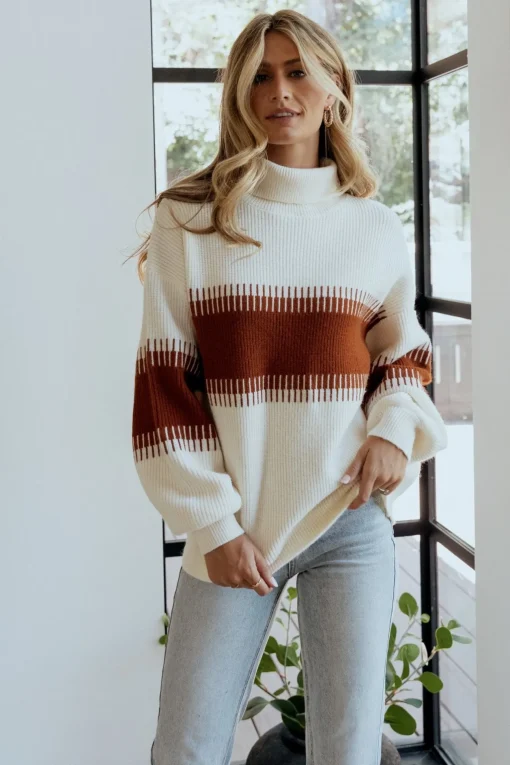 Antonov Turtle Neck Sweater | Cream + Spice
