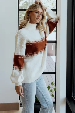 Antonov Turtle Neck Sweater | Cream + Spice