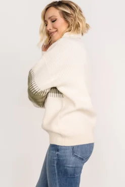 Antonov Turtle Neck Sweater | Sage + Cream