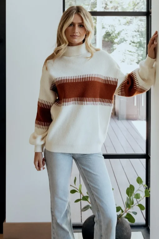 Antonov Turtle Neck Sweater | Cream + Spice