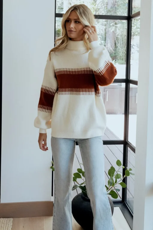 Antonov Turtle Neck Sweater | Cream + Spice