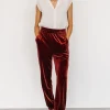 Archie Velvet Jogger Pants | Cinnamon