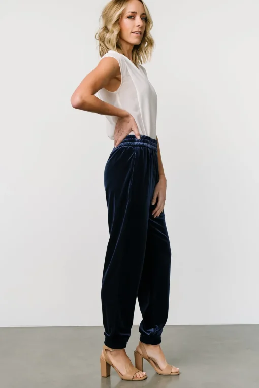 Archie Velvet Jogger Pants | Peacock