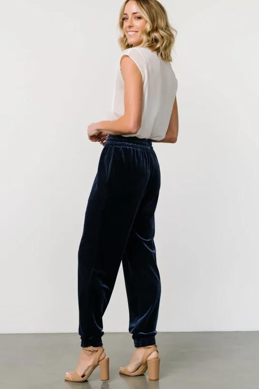 Archie Velvet Jogger Pants | Peacock