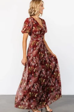 Ardley Maxi Dress | Rust Multi Floral