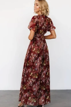 Ardley Maxi Dress | Rust Multi Floral