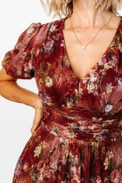 Ardley Maxi Dress | Rust Multi Floral