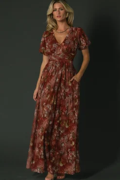 Ardley Maxi Dress | Rust Multi Floral