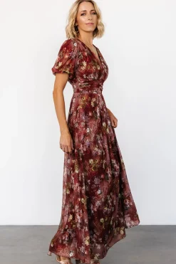 Ardley Maxi Dress | Rust Multi Floral
