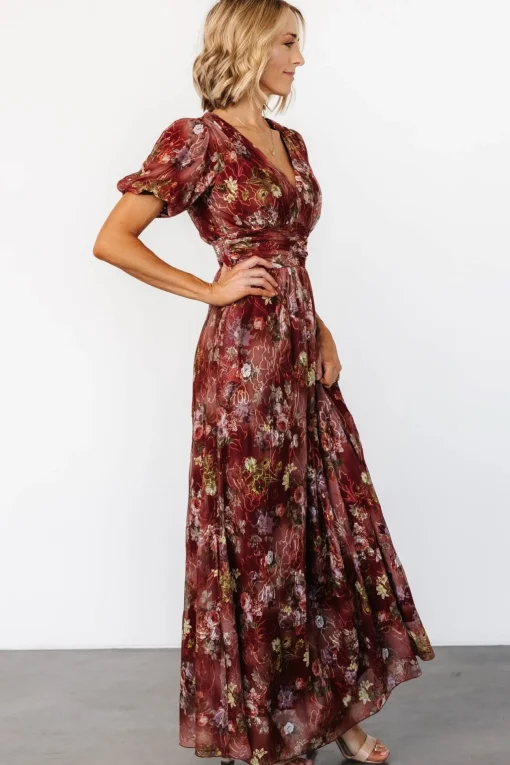 Ardley Maxi Dress | Rust Multi Floral