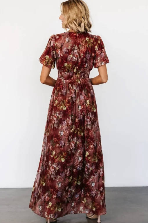 Ardley Maxi Dress | Rust Multi Floral