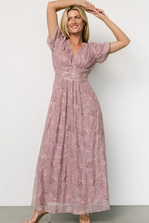Ardley Maxi Dress | Vintage Plum Floral