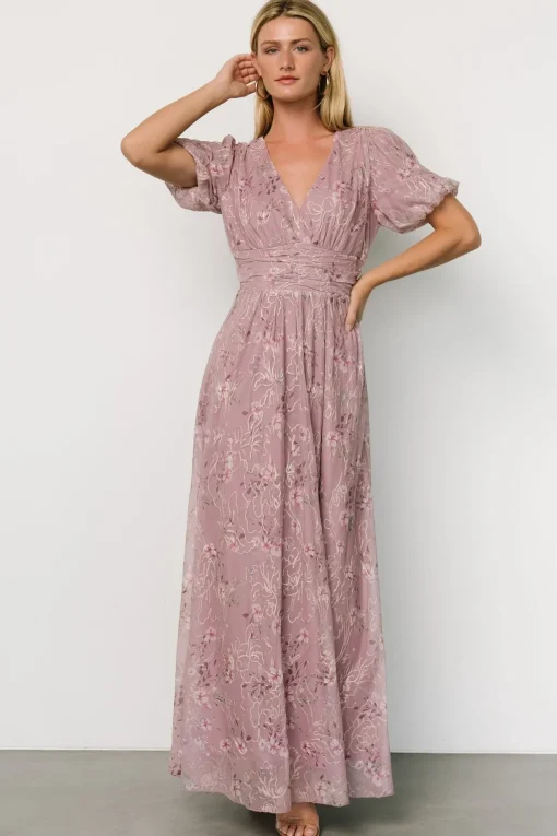 Ardley Maxi Dress | Vintage Plum Floral