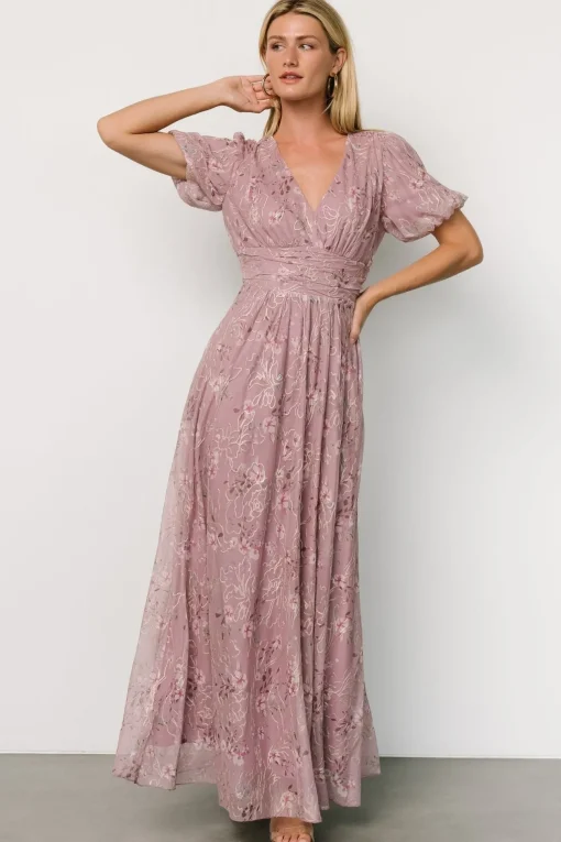 Ardley Maxi Dress | Vintage Plum Floral