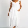 Aria Back Tie Dress | Off White