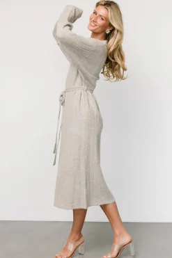 Barrie Sweater Dress | Gray