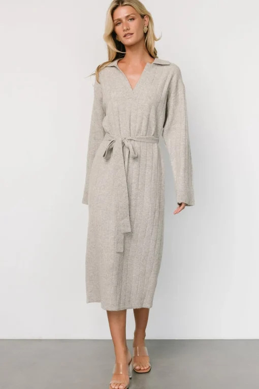 Barrie Sweater Dress | Gray