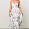 Bellagio Midi Dress | Slate Floral
