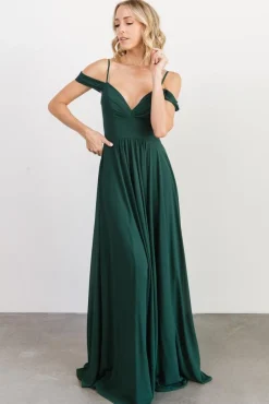 Bianca Lace Maxi Dress | Emerald