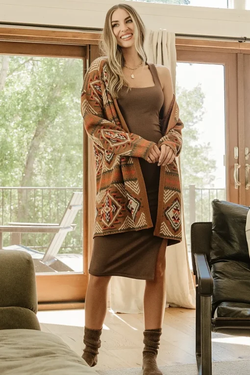 Billings Knit Cardigan | Spice Multi