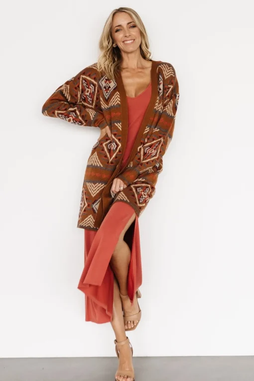 Billings Knit Cardigan | Spice Multi