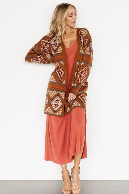 Billings Knit Cardigan | Spice Multi