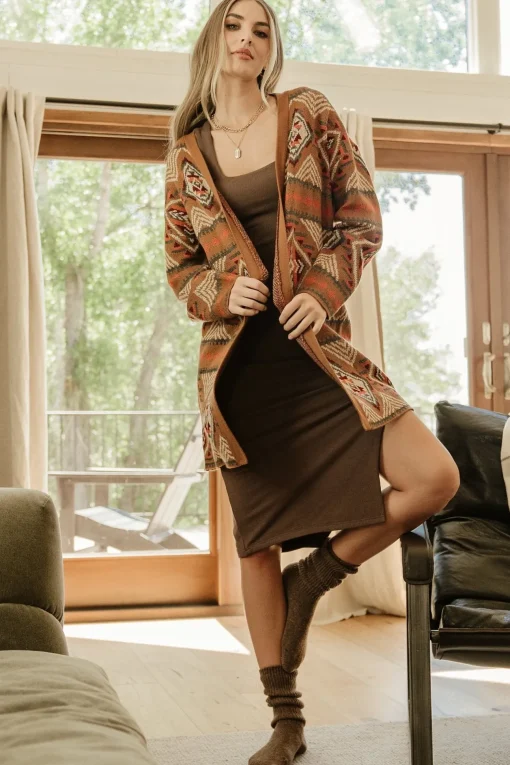 Billings Knit Cardigan | Spice Multi