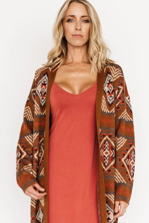 Billings Knit Cardigan | Spice Multi