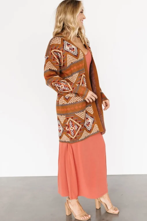 Billings Knit Cardigan | Spice Multi