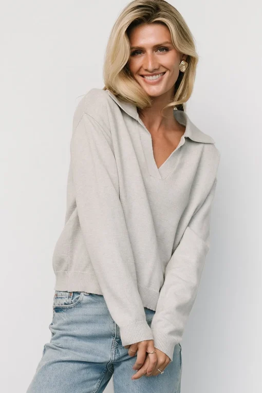 Bodhi Sweater | Light Gray