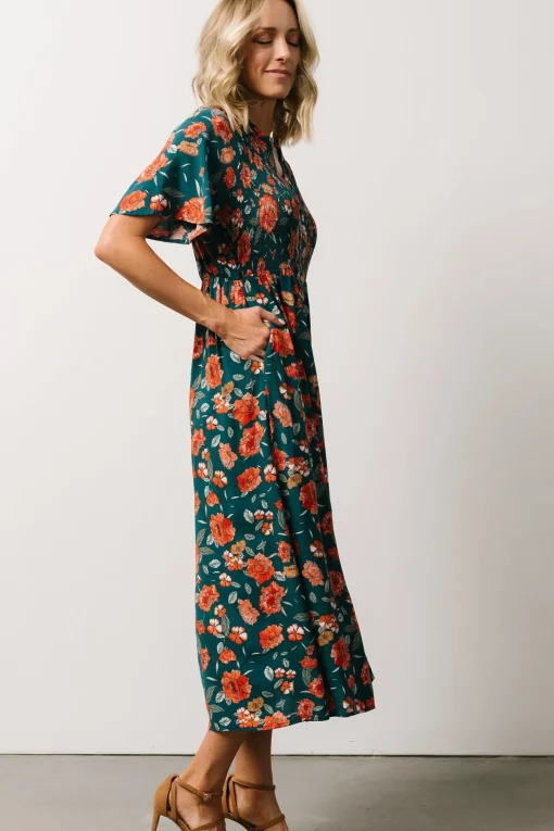 Botega Midi Dress | Jade Multi Floral