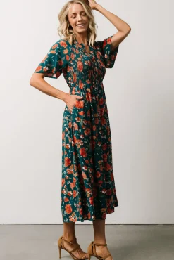 Botega Midi Dress | Jade Multi Floral