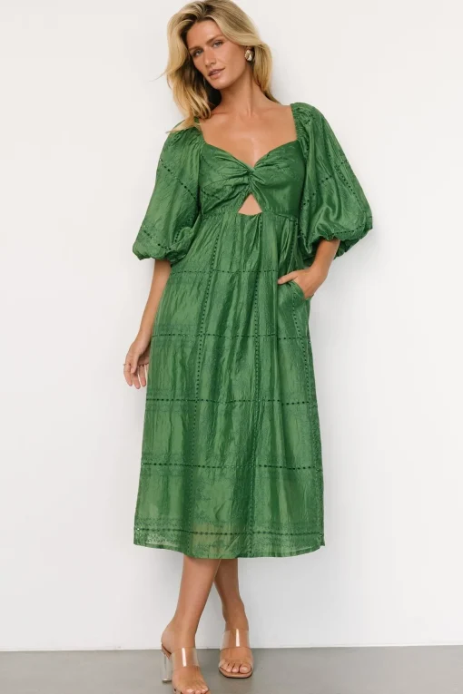 Brynn Midi Dress | Green