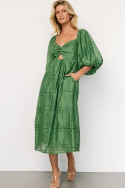 Brynn Midi Dress | Green