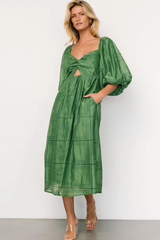 Brynn Midi Dress | Green