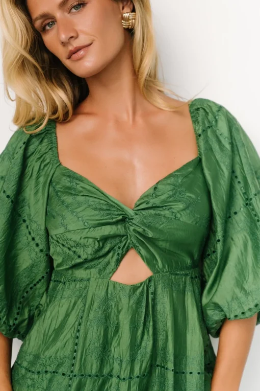 Brynn Midi Dress | Green